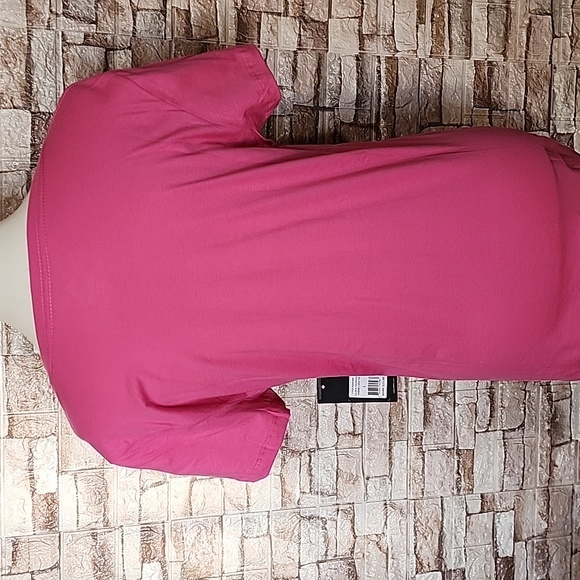 Adidas Women's Pink V-Neck Top Brand New - Picture 2 of 7